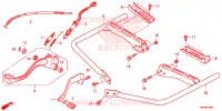 PEDALE   REPOSE PIED pour Honda FOURTRAX 500 FOREMAN 4X4 de 2014