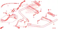 PEDALE   REPOSE PIED pour Honda FOURTRAX 500 FOREMAN BASE de 2015