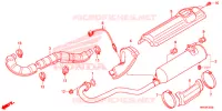 SILENCIEUX D'ECHAPPEMENT pour Honda FOURTRAX 500 FOREMAN BASE de 2015