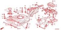 RESERVOIR A CARBURANT pour Honda FOURTRAX 500 FOREMAN 4X4 Power Steering, CAMO de 2014