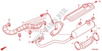 SILENCIEUX D'ECHAPPEMENT pour Honda FOURTRAX 500 FOREMAN 4X4 Power Steering, CAMO de 2014