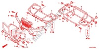 SUPPORT pour Honda FOURTRAX 500 FOREMAN 4X4 Power Steering, CAMO de 2014