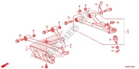 TRIANGLES AVANT pour Honda FOURTRAX 500 FOREMAN 4X4 Power Steering, CAMO de 2014