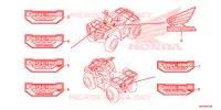 AUTOCOLLANTS pour Honda FOURTRAX 500 FOREMAN 4X4 Power Steering, CAMO de 2015