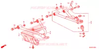 TRIANGLES AVANT pour Honda FOURTRAX 500 FOREMAN 4X4 Power Steering, CAMO de 2015