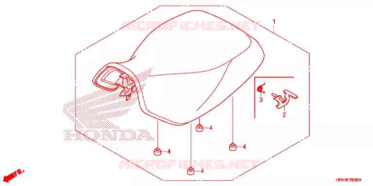 SELLE Honda ATV 500 FOURTRAX 2015  TRX500FM2F