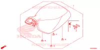 SELLE pour Honda FOURTRAX 500 RUBICON de 2015