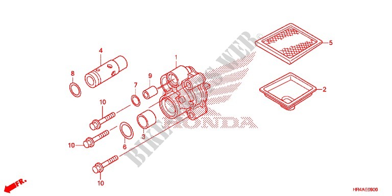 POMPE A HUILE pour Honda FOURTRAX 500 FOREMAN RUBICON PS CAMO de 2016