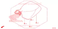 SELLE pour Honda FOURTRAX 500 FOREMAN RUBICON PS de 2016