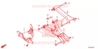 BRAS ARRIERE pour Honda FOURTRAX 500 FOREMAN RUBICON de 2016