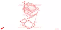 CYLINDRE pour Honda FOURTRAX 500 FOREMAN RUBICON de 2016
