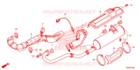 SILENCIEUX D'ECHAPPEMENT pour Honda FOURTRAX 500 FOREMAN RUBICON de 2016
