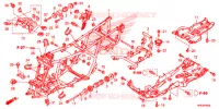 CADRE pour Honda FOURTRAX 500 RUBICON EPS RED de 2015