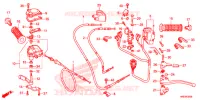 COMMODO   LEVIER   CABLE pour Honda FOURTRAX 500 FOREMAN CAMO de 2012
