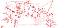 MAITRE CYLINDRE DE FREIN AVANT pour Honda FOURTRAX 500 FOREMAN CAMO de 2012