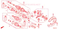 ARBRE DE ROUE AVANT pour Honda FOURTRAX 500 FOREMAN 4X4 RED de 2012