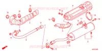 SILENCIEUX D'ECHAPPEMENT pour Honda FOURTRAX 500 FOREMAN 4X4 RED de 2012