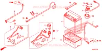 BATTERIE pour Honda FOURTRAX 500 FOREMAN 4X4 CAMO de 2013