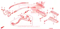 PEDALE   REPOSE PIED pour Honda FOURTRAX 500 RUBICON GPS EPS de 2009