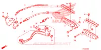 PEDALE   REPOSE PIED pour Honda FOURTRAX 500 RUBICON GPS EPS de 2009