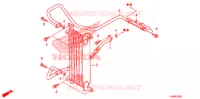 RADIATEUR D'HUILE pour Honda FOURTRAX 500 RUBICON GPS EPS de 2009