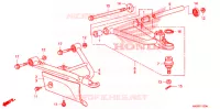 TRIANGLES AVANT pour Honda FOURTRAX 500 RUBICON GPS EPS de 2009