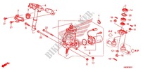 ARBRE DE DIRECTION (DIRECTION ASISTEE) (TRX500FPA) pour Honda FOURTRAX 520  RUBICON GPS EPS de 2010