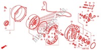 FLASQUE   MACHOIRES DE FREIN ARRIERE pour Honda FOURTRAX 500 RUBICON GPS EPS de 2011