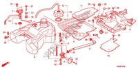 RESERVOIR A CARBURANT pour Honda FOURTRAX 500 RUBICON GPS EPS de 2011