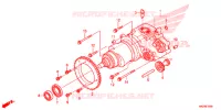 HONDAMATIC pour Honda FOURTRAX 500 RUBICON PS de 2012