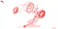 ALTERNATEUR pour Honda FOURTRAX 500 RUBICON PS de 2013