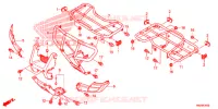 SUPPORT pour Honda FOURTRAX 500 RUBICON PS de 2013