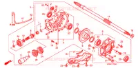 COUPLE CONIQUE pour Honda FOURTRAX 500 FOREMAN 4X4 Electric Shift, Power Steering de 2008
