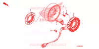 ALTERNATEUR pour Honda FOURTRAX 500 FOREMAN 4X4 Electric Shift, Power Steering de 2009