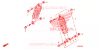 AMORTISSEUR AVANT pour Honda FOURTRAX 500 FOREMAN 4X4 Electric Shift, Power Steering de 2009