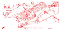 SILENCIEUX D'ECHAPPEMENT pour Honda FOURTRAX 500 FOREMAN 4X4 Electric Shift, Power Steering de 2009
