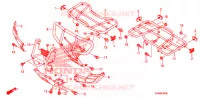 SUPPORT pour Honda FOURTRAX 500 FOREMAN 4X4 Electric Shift, Power Steering de 2009