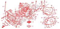 CARTER MOTEUR pour Honda FOURTRAX 500 FOREMAN 4X4 Electric Shift, Power Steering de 2010
