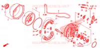 FLASQUE   MACHOIRES DE FREIN ARRIERE pour Honda FOURTRAX 500 FOREMAN 4X4 Electric Shift, Power Steering de 2010
