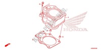 CYLINDRE pour Honda FOURTRAX 500 FOREMAN 4X4 Electric Shift, PS, CAMO de 2012