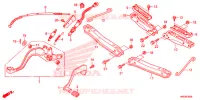 PEDALE   REPOSE PIED pour Honda FOURTRAX 500 FOREMAN ES PS de 2012