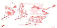 PHARE pour Honda FOURTRAX 500 FOREMAN ES PS de 2012