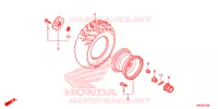 ROUE ARRIERE pour Honda FOURTRAX 500 FOREMAN ES PS de 2012