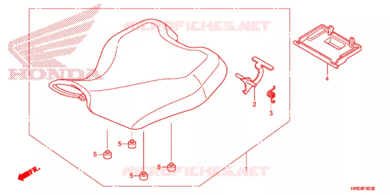 SELLE Honda ATV 500 FOURTRAX 2012  TRX500FPEC