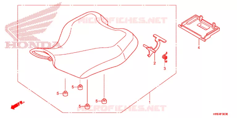 SELLE Honda ATV 500 FOURTRAX 2012  TRX500FPEC