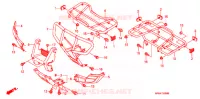 SUPPORT pour Honda FOURTRAX 500 FOREMAN 4X4 Power Steering, CAMO de 2008