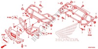 SUPPORT pour Honda FOURTRAX 500 FOREMAN 4X4 Power Steering de 2013