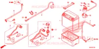 BATTERIE pour Honda FOURTRAX 500 FOREMAN PS de 2013