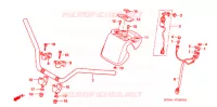GUIDON pour Honda FOURTRAX 500 FOREMAN de 2005