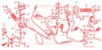 LEVIER DE GUIDON   CABLE   COMMODO pour Honda FOURTRAX 500 FOREMAN de 2005